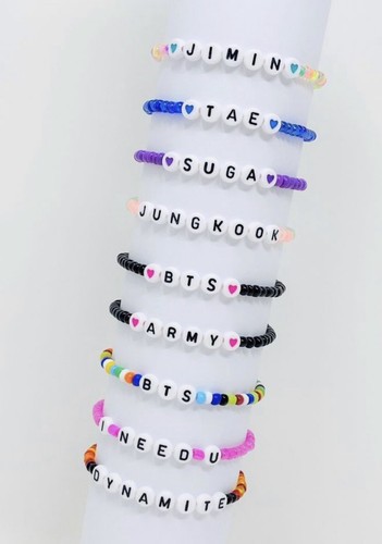 BTSテテ着用ブランド☆【MISSOMA】BEADED BRACELET BTS V Kim Taehyung Inspired Bracelets. BTS V Red Beaded