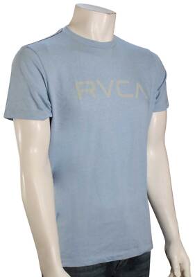 Футболка RVCA Big RVCA — пепельно-синий/зеленый чай — новинка