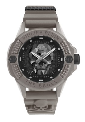 Philipp Plein Taupe Mens Analogue Watch The $kull Ecoceramic PWUBA0323