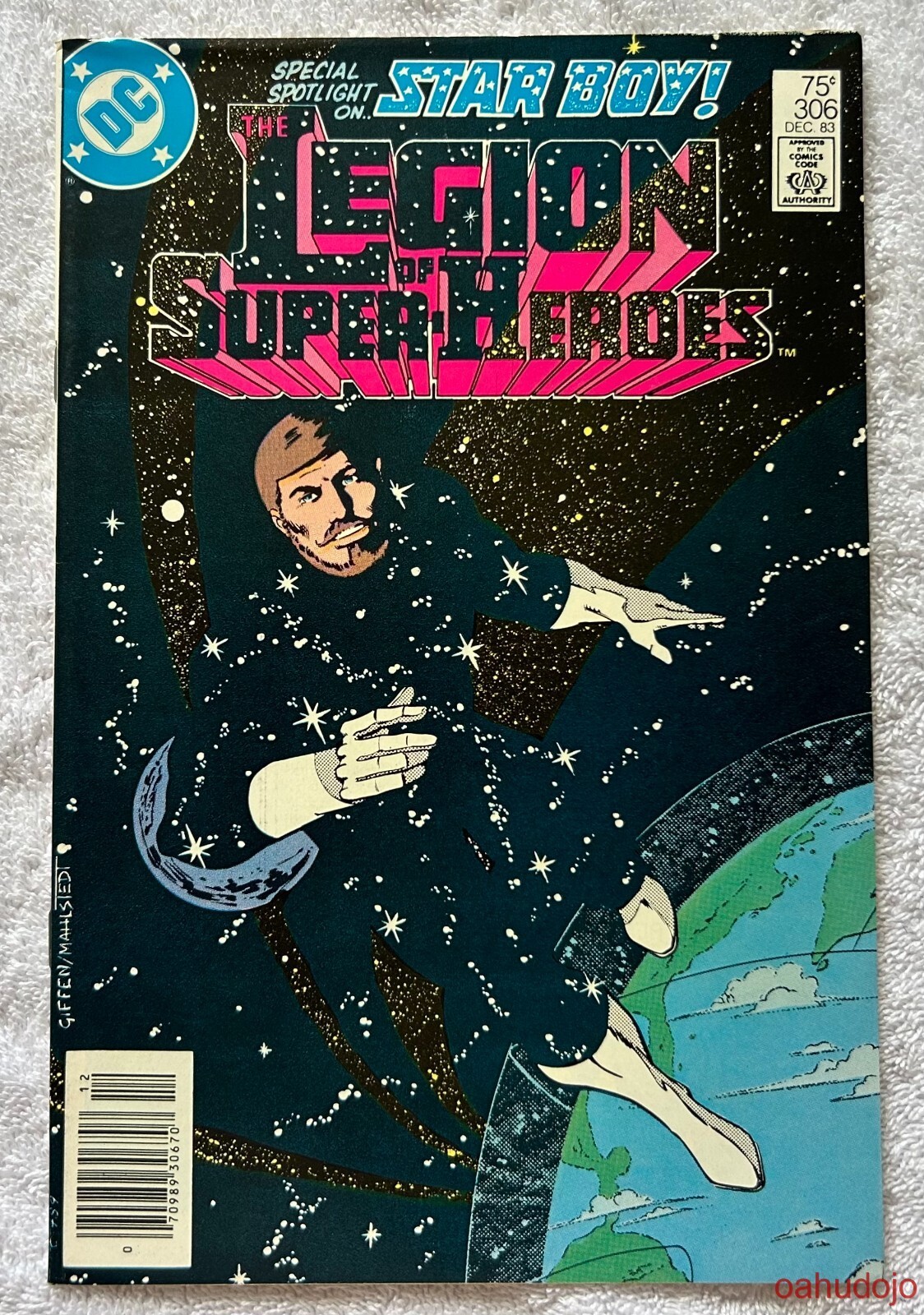 DC LEGION OF SUPER-HEROES #306 2nd Series Mark Jewelers DC LEGION OF SUPER-HEROES #306 2nd Series Mark Jewelers