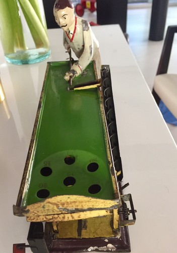 Guenthermann, Billard Player, Tin Toys Germany, 1910, Hand Painted,100% Original