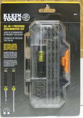 Klein Tools 32717 All-In-1 Precision Multi-Function Screwdriver Set With Case