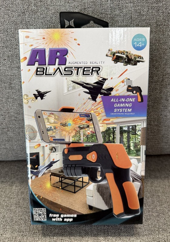 AR Gun Augmented Virtual Reality Blaster All-in-One Game System for