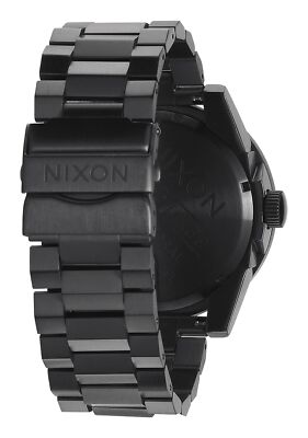 Pre-owned Nixon Corporal Ss A346. 100m Water Resistant Xl Men&8217;s Watch (48mm Watch Fa In Black