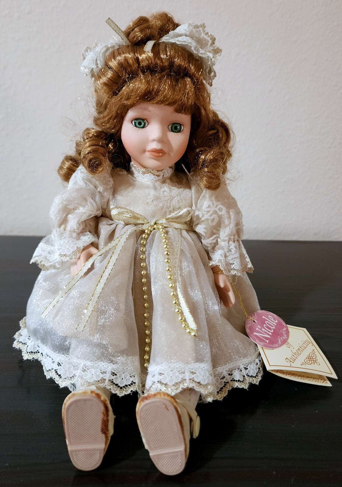 その他 porcelain doll A Connoisseur Collection Porcelain Doll Handpainted By