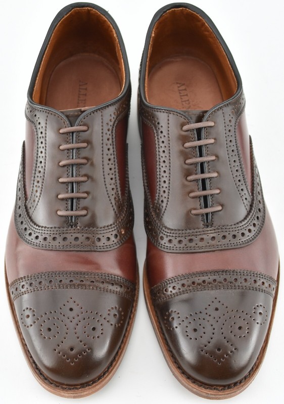 ALLEN EDMONDS 9.5E STRAND CHILI & COGNAC SHELL CORDOVAN