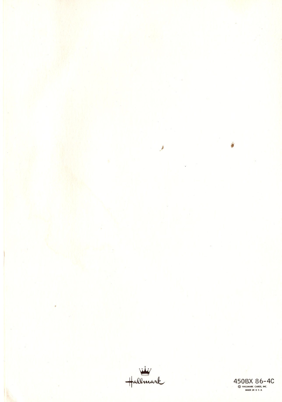 Unused Hallmark Vintage Christmas Card:Little Girl in Blue with Candle