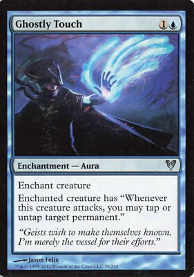 Ghostly Touch #58 Avacyn Restored Magic_the_gathering