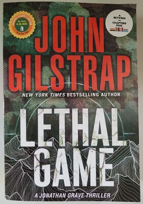 Lethal Game by John Gilstrap ARC Advance Copy Paperback UNREAD