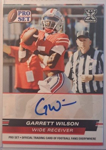 2022 Leaf Pro Set Draft Garrett Wilson #PSA-GW1