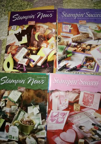Lot of 13 Stampin' Up! Stampin News