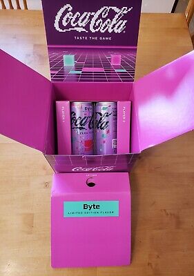 Coca-Cola Zero Sugar Byte Limited Edition Coke Specialty Box Two Cans