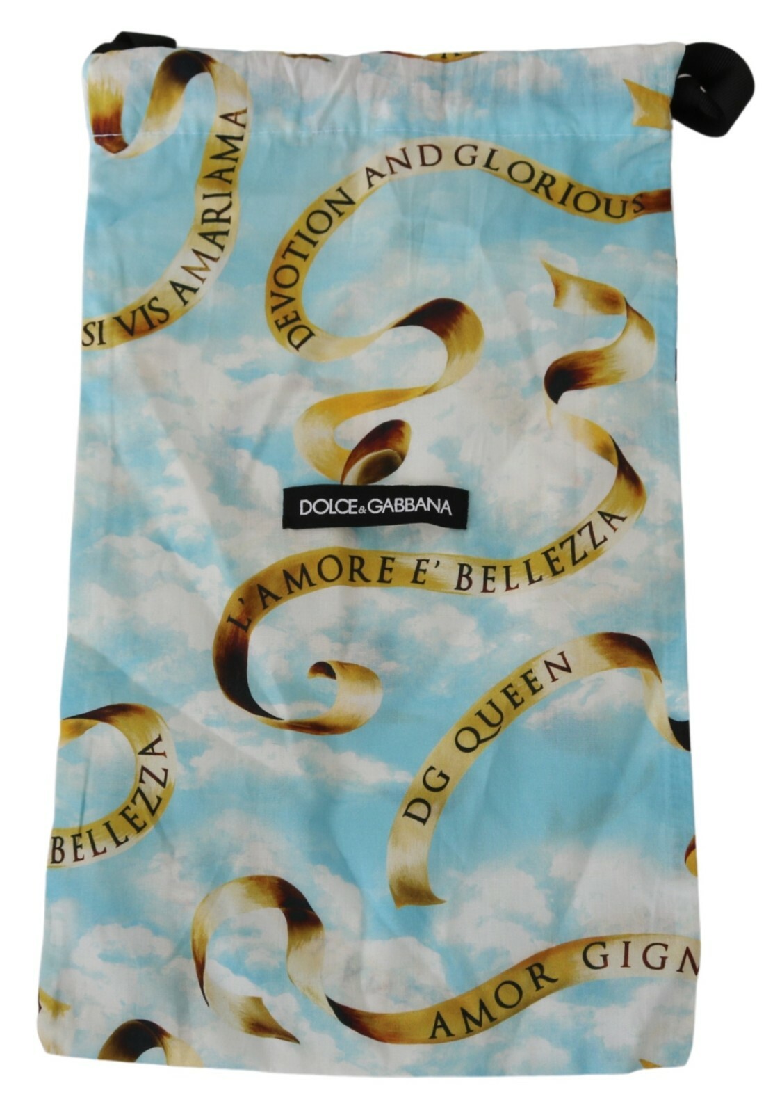 

DOLCE - GABBANA Сумка-пылесборник Синяя сумка для обуви Lamore на шнурке 33см x 20см, Синий
