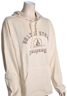 Женский пуловер с капюшоном Volcom Gold In Hour - Bone - Новинка