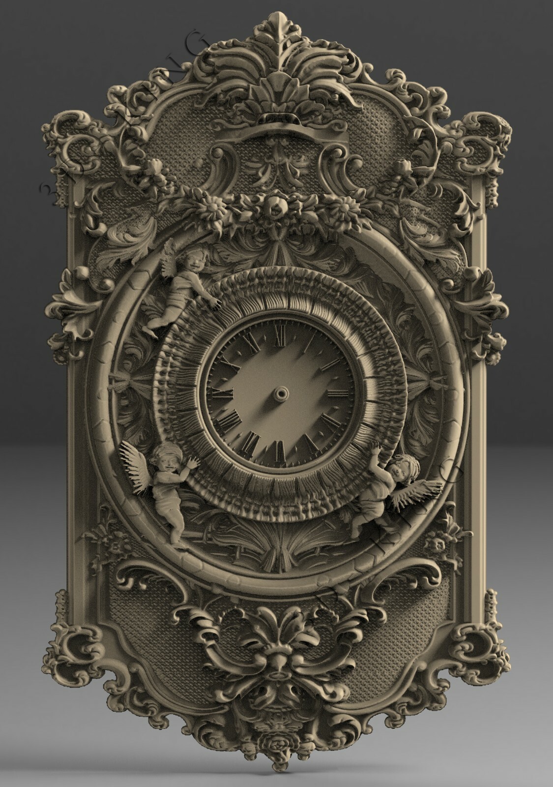 31 Pcs 3D STL Model WALL CLOCKS PATTERN for CNC Router Engraver Artcam Aspire