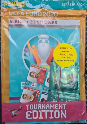 Panini UEFA EURO 2020 Tournament Edition-Israel Hebrew Israeli Album+21 stickers