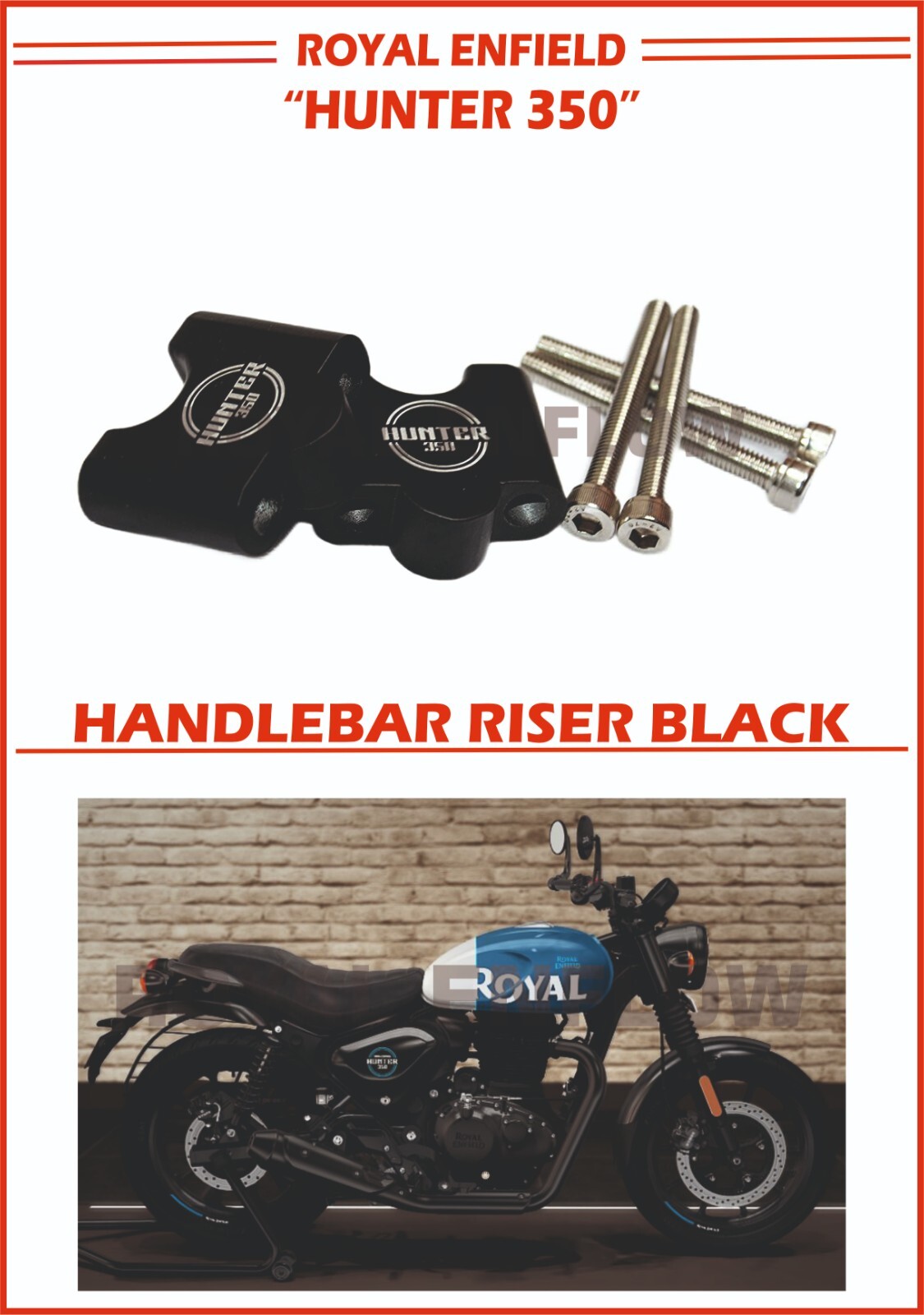 royal enfield classic 350 handlebar riser