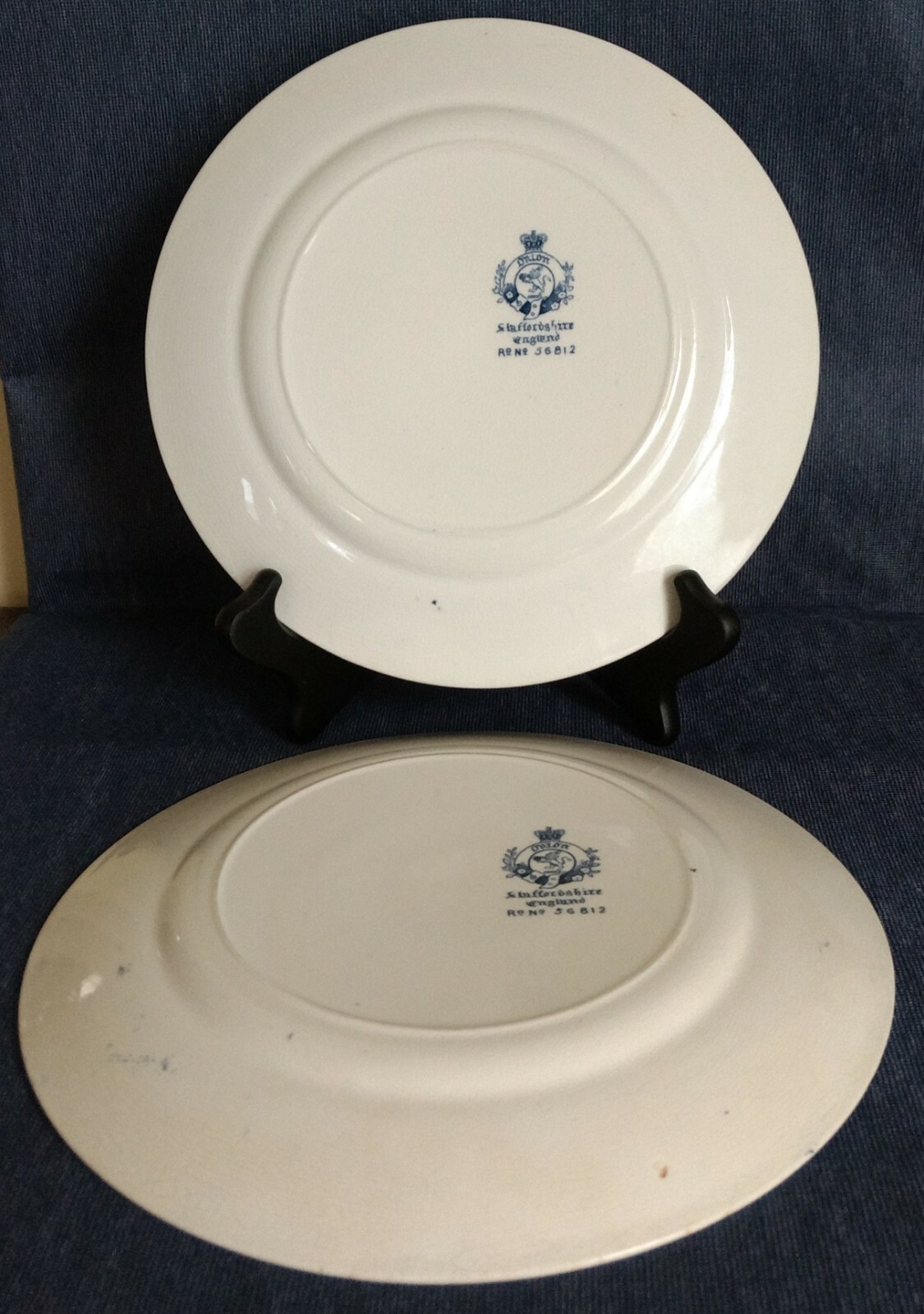 Set of 2 ~ “Blue Onion” ~ 9