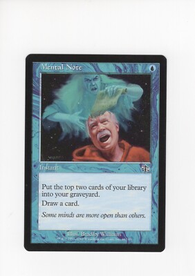 Mental Note Judgment NM-/LP MTG Magic the Gathering #4
