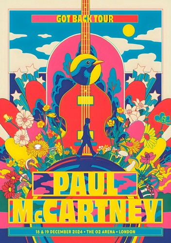Paul McCartney Got Back 2024 Tour O2 Arena 18/19th December