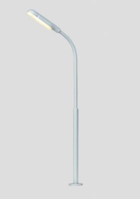 Marklin HO Simple Curved Streetlight with plug-in socket