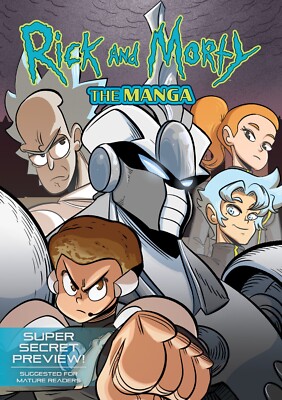 One Press RICK AND MORTY: THE MANGA - Super Secret Preview Ashcan 2023 SDCC (NM)