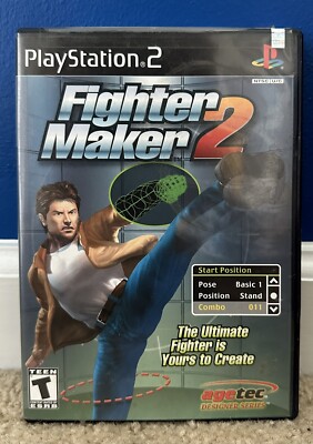 Fighter Maker 2 Playstation 2 ps2 With Manual