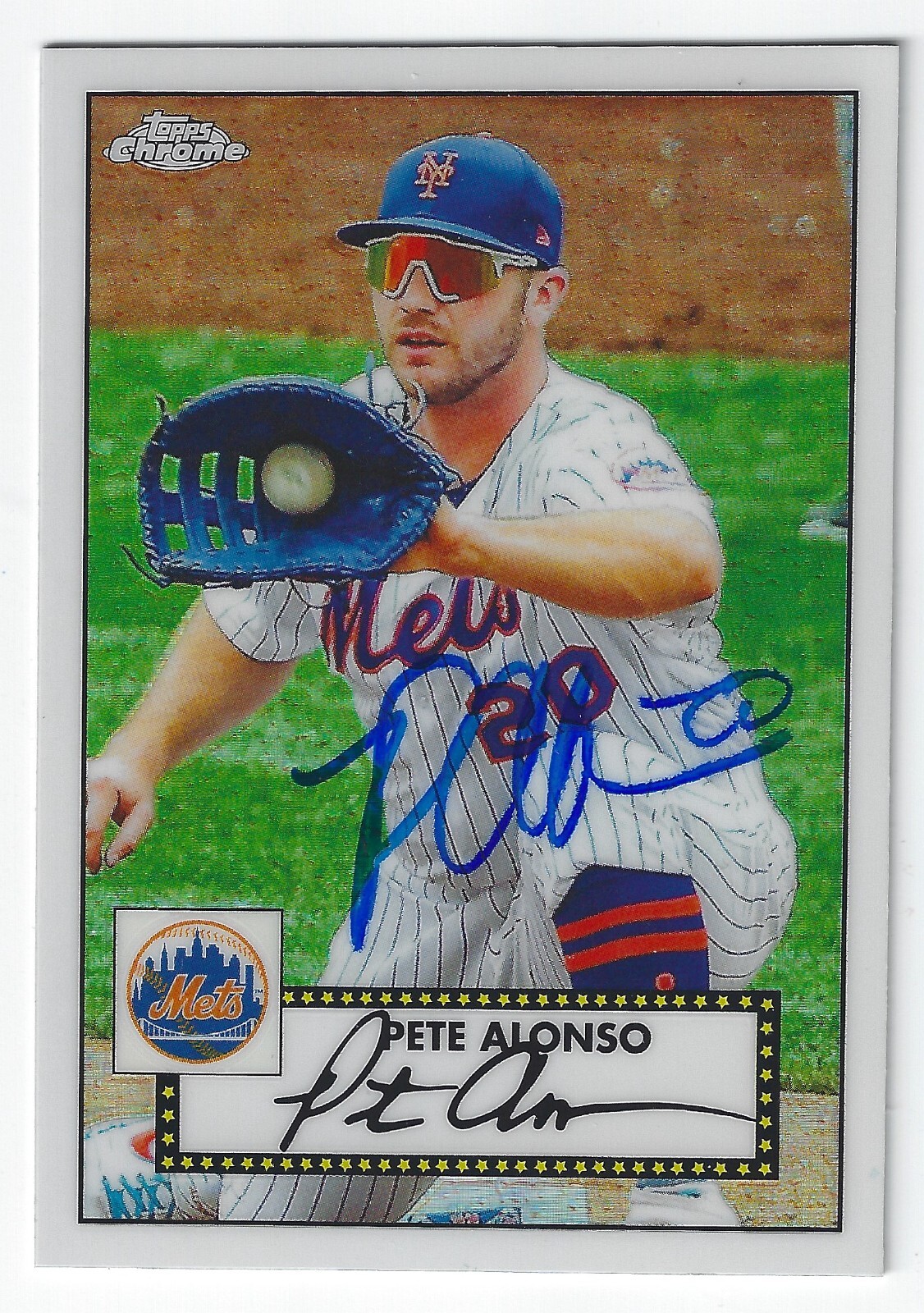 topps pete alonso ピートアロンソ サイン auto メッツ