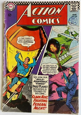Action Comics #348 (1967) Featuring Superman Silver Age