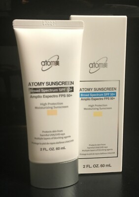Atomy Sunscreen SPF 50+ PA+++(Beige)  60ml Exp: 8/26 Free Shippng