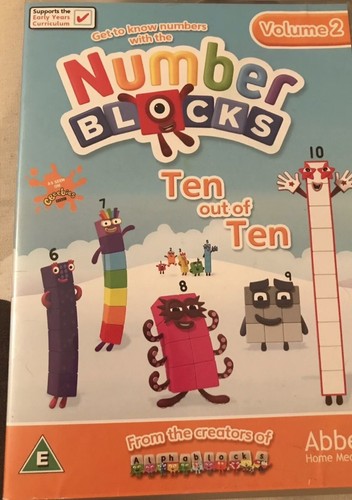 NUMBER BLOCKS DVD TEN OUT OF TEN OOP RARE VOLUME 2 CHILDRENS KIDS EDUCATIONAL NUMBER BLOCKS DVD TEN OUT OF TEN OOP RARE VOLUME 2 CHILDRENS KIDS EDUCATIONAL