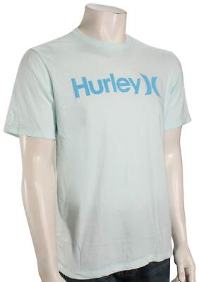 Однотонная футболка Hurley Everyday Washed One And Only — бирюзовый оттенок — новинка