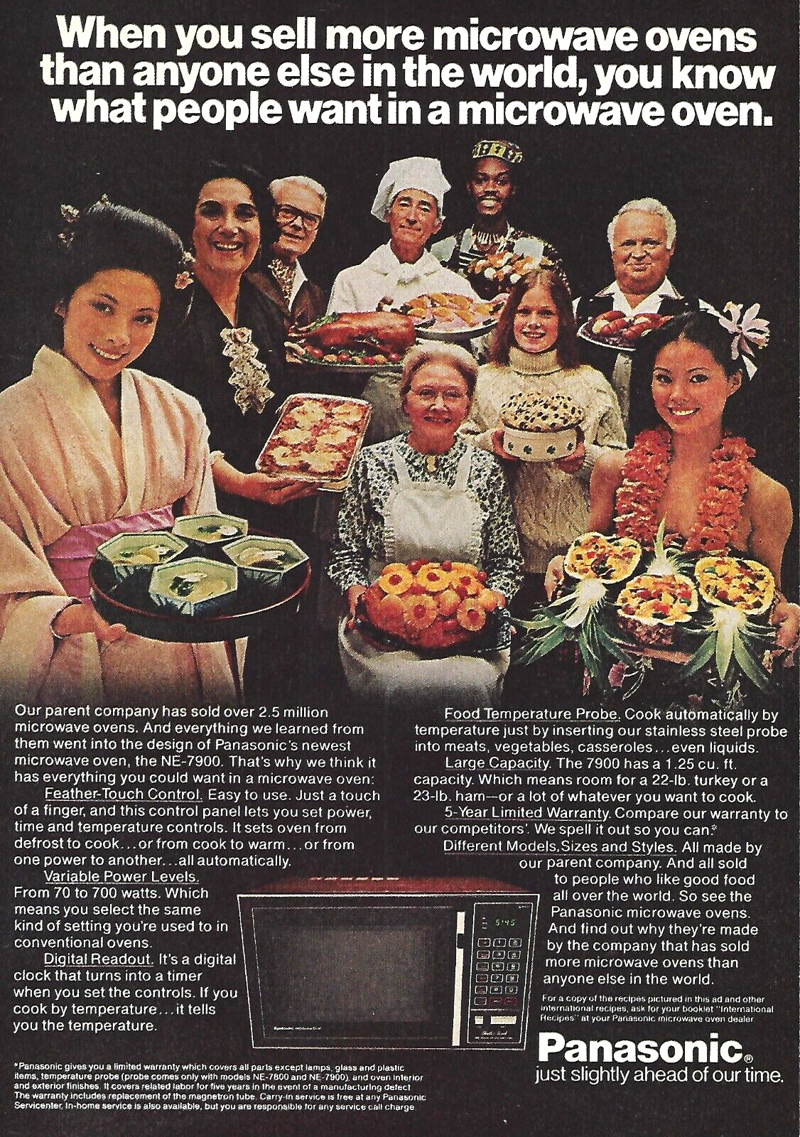 Panasonic -  neruneru☺︎ 1977 Panasonic Microwave Oven NE-7900 vintage Print AD 70's