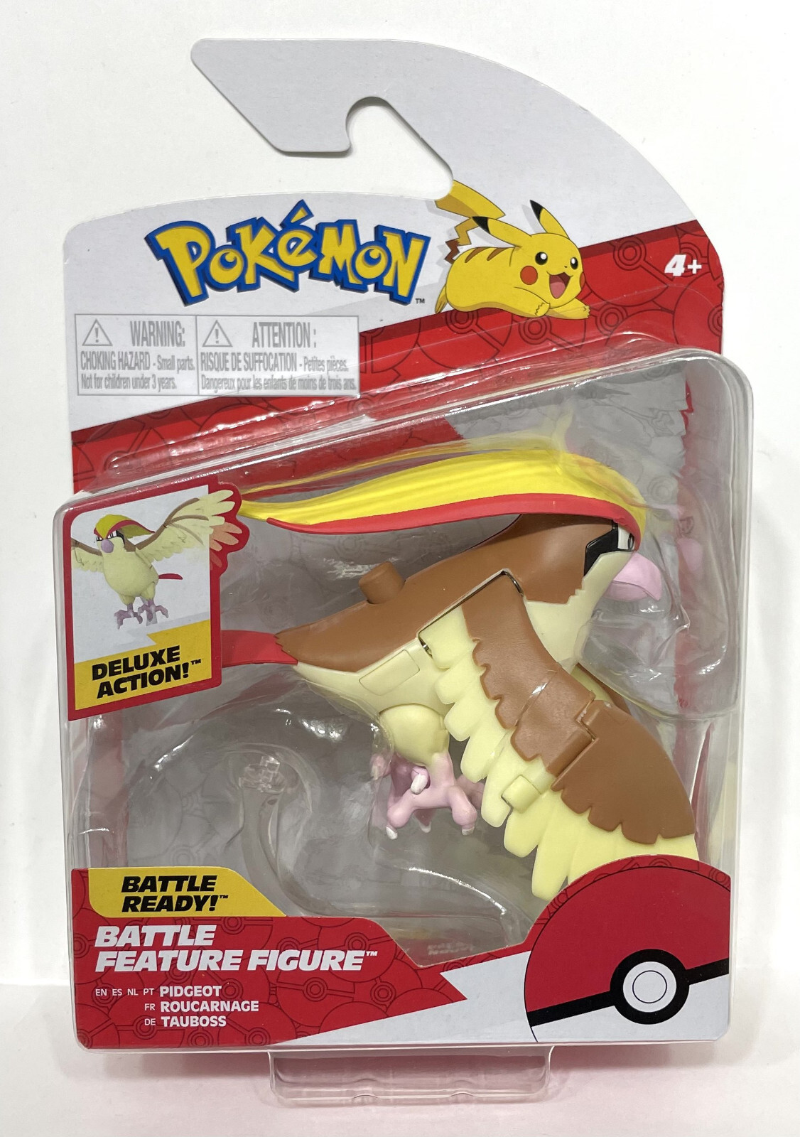 oos) Jazwares Pokemon Battle Feature Figure Pidgeot