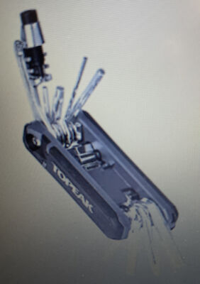 Topeak Tp Hexus X Multi-Tool Steel Tools - Black Camping survival Multi Tool