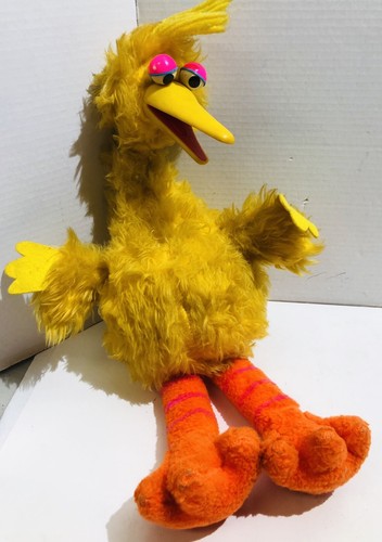 1984 Talking Big Bird Child Guidance Stuffed Animal Pull String Talks Works 22