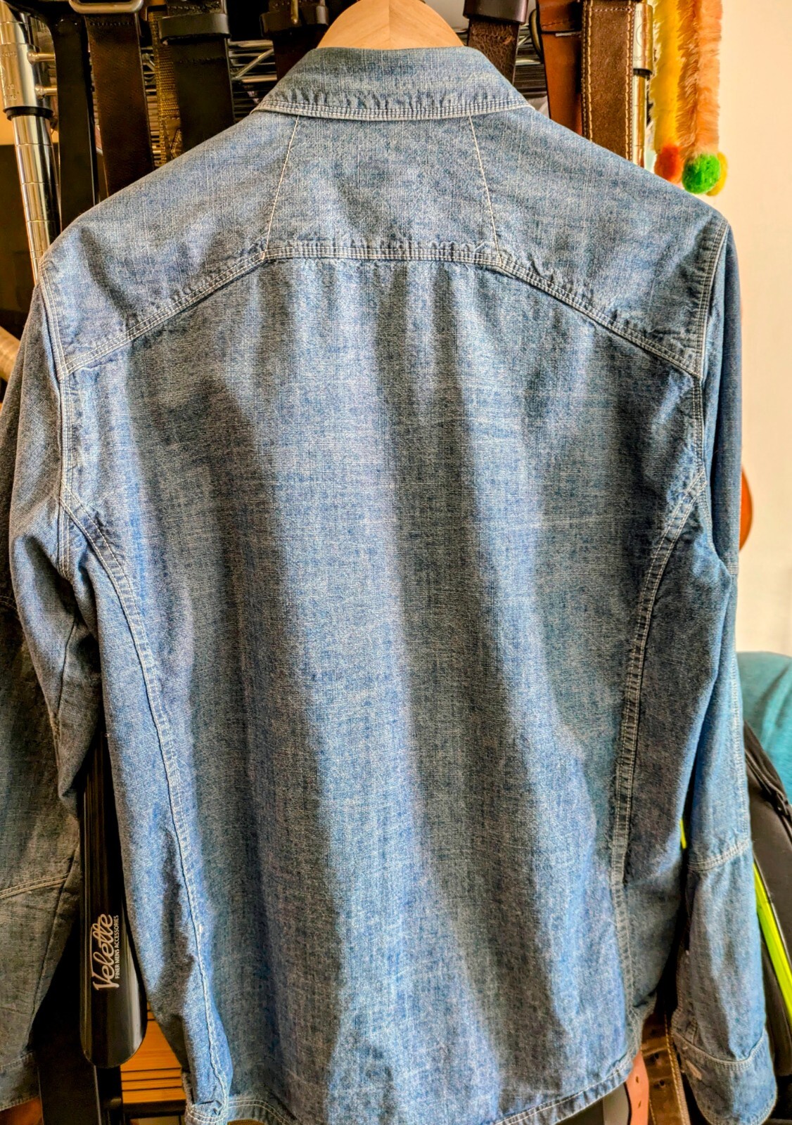 ::Triple Aught Design TAD Anvil denim shirt blue chambray small medium