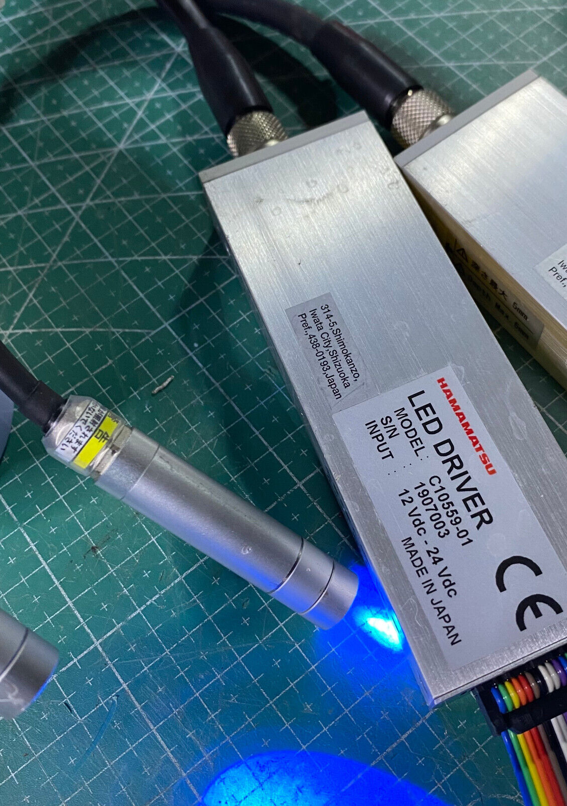 HAMAMATSU LC-L2 C10559, LED DRIVER & UV Lamp as photos, sn:9861,Tested, FedExDHL