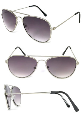 SMALL Pilot Progressive Reading Sunglasses Metal Frame 3 Strengths in 1 Reader