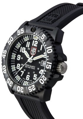 Pre-owned Luminox Original Navy Seal Rubber Strap Swiss Quartz Xs.3051.f 200m Mens Watch