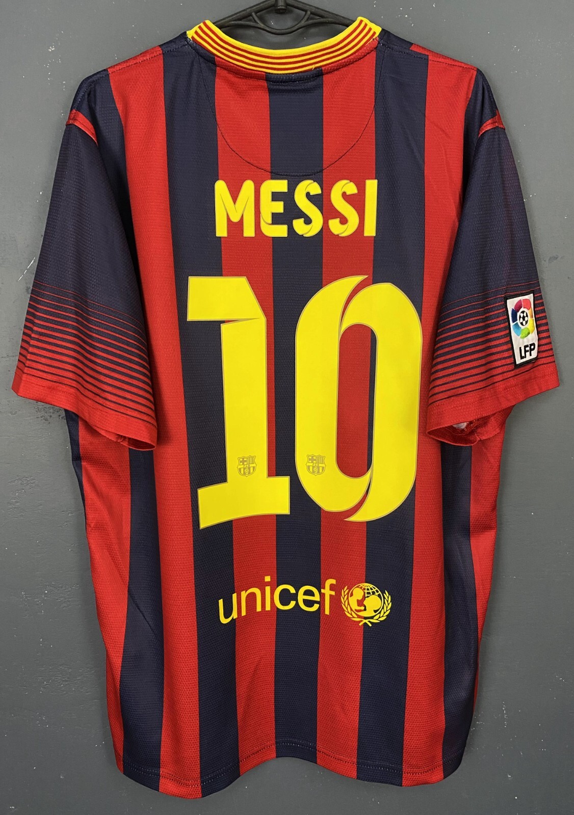 Nike FC Barcelona MESSI 2014 ユニフォーム MEN'S NIKE FC BARCELONA 2013/2014 LEO MESSI SOCCER FOOTBALL