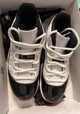 JORDAN 11 RETRO LOW WHITE/UNIVERSITY RED-BLACK BLANC/NOIR/UNIVERSITE