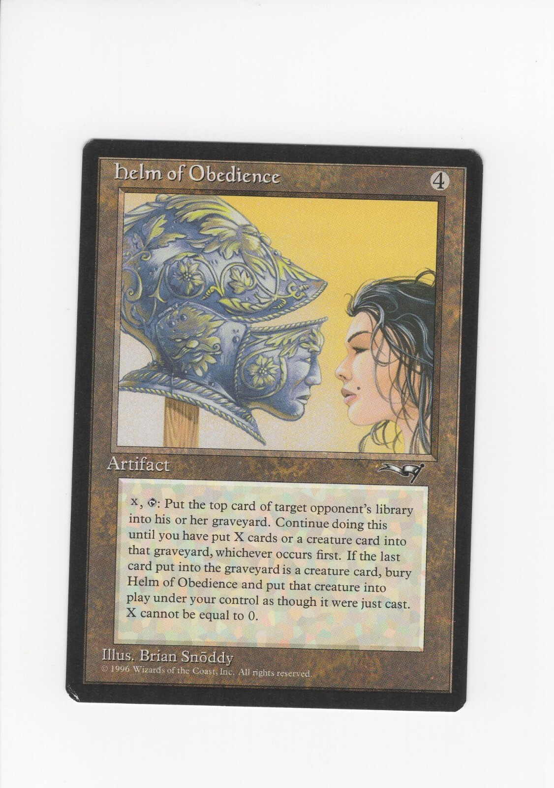 【MTG】Helm of Obedience Helm Of Obedience MTG Magic The Gathering Alliances Reserved