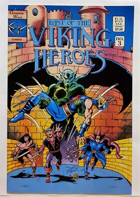 Last of the Viking Heroes, The #3 (Aug 1987, Genesis West) 8.0 VF 