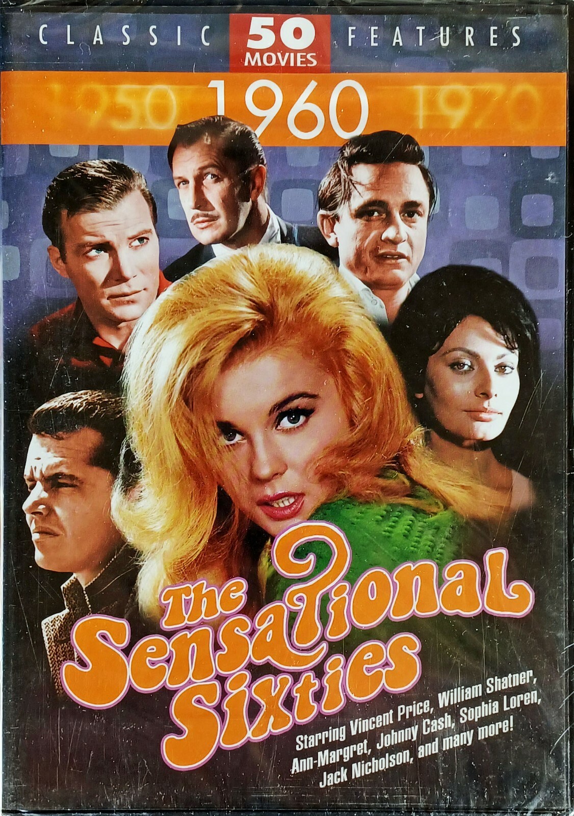 その他 Sensational Sixites - 50 Movie Set [DVD] SENSATIONAL SIXTIES - 50 MOVIES - (12) DVD BOX SET - 71 HRS