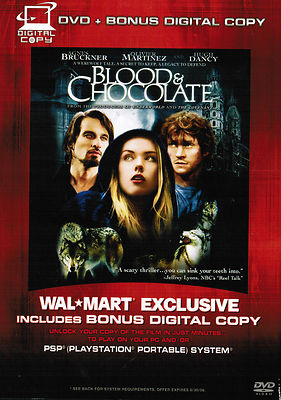 Blood & Chocolate Agnes Bruckner - Olivier Martinez DVD Plus BONUS