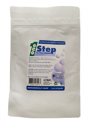 One Step 8 oz - No Rinse Cleaner For Homebrewing Beer and Wine Making
