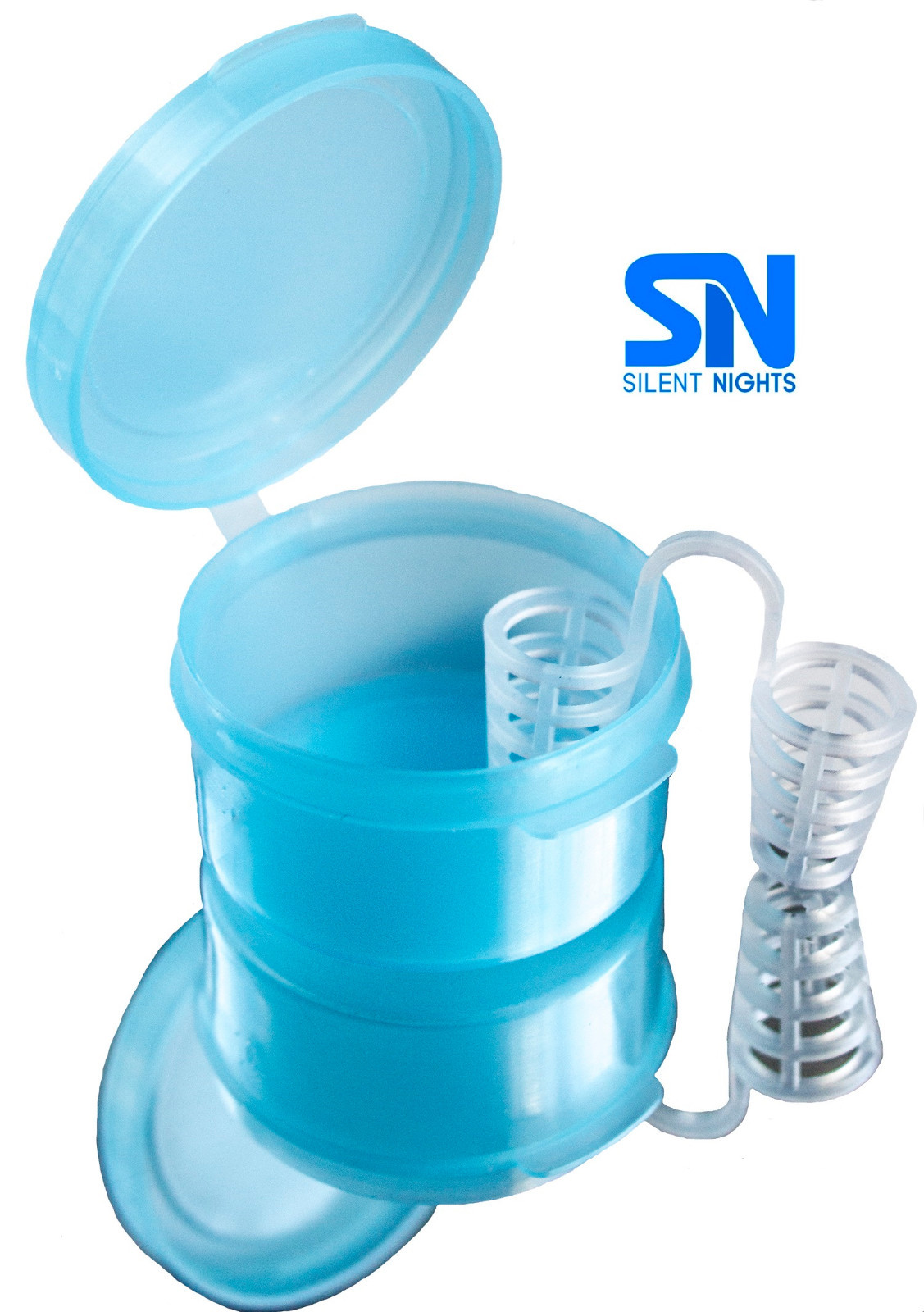 SILENT NIGHTS REUSABLE NASAL DILATORS CONES NOSE PLUGS STOP SNORING PK