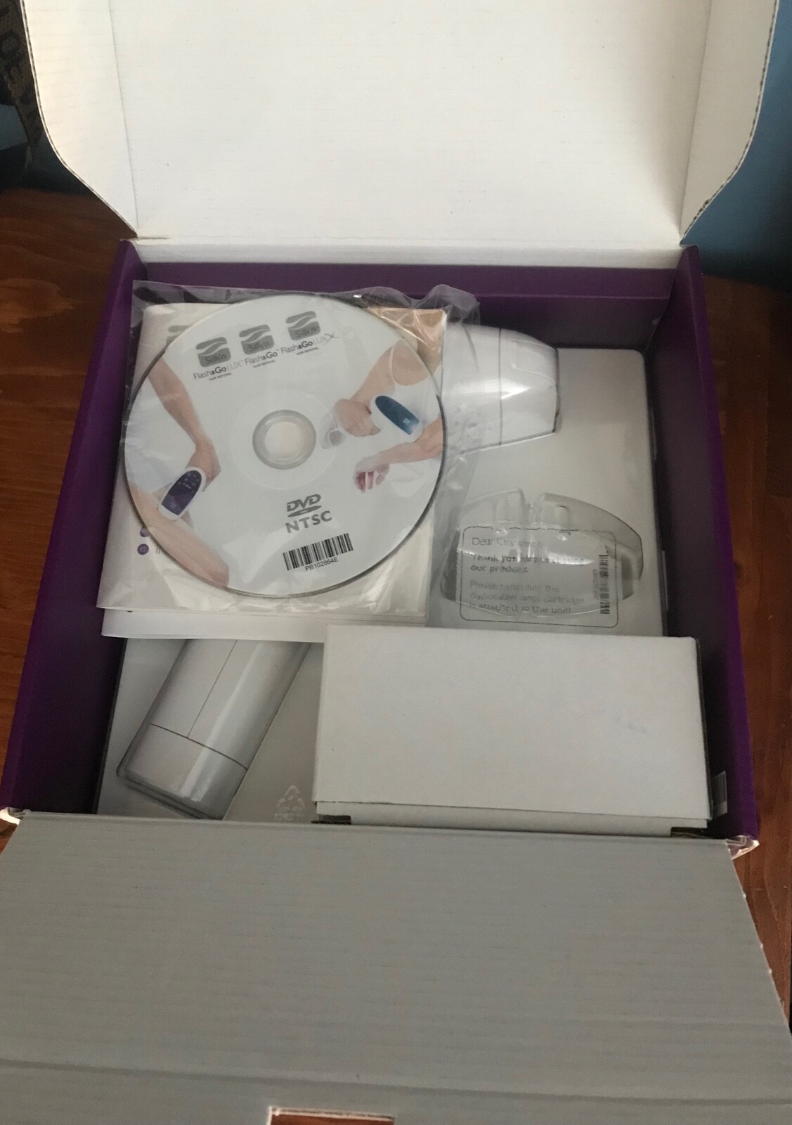 Silk'n Flash&Go Express Hair Removal Unit. UNUSED. Complete set