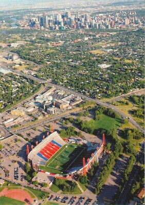 Limited Ed. Canadian Football League Calgary Stampeders McMahon Stadium Postcard